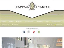 Tablet Screenshot of capitalgranite.com